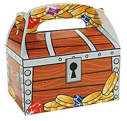 Fun Express Treasure Chest Treat Boxes (1 Dozen) Bulk