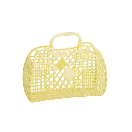 Sun Jellies Retro Basket Yellow - Small