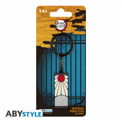 Demon Slayer Tanjiro's Earring Metal Keychain in Blister PK