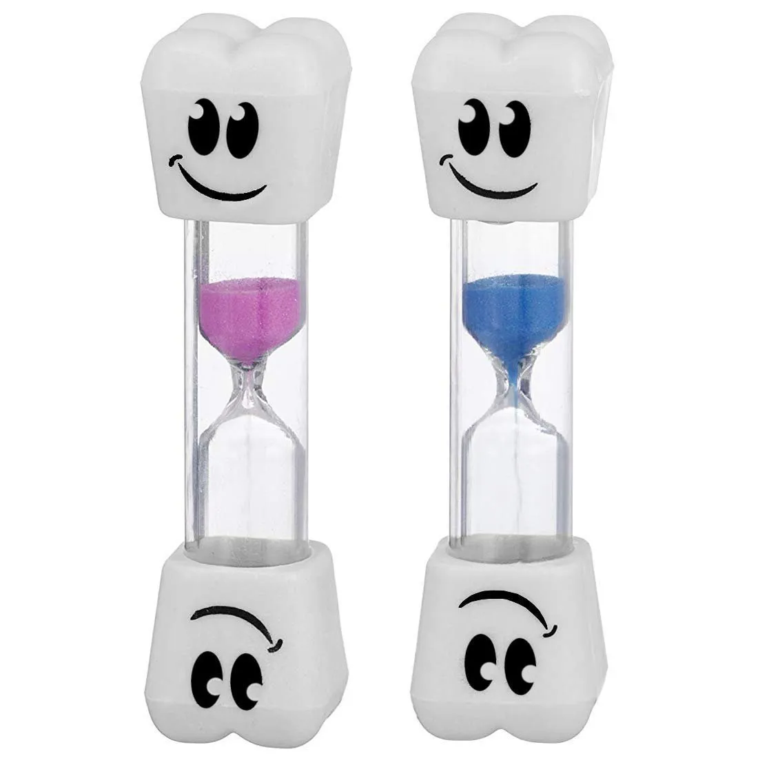 3iSmile-Tooth-2-Minute-Sand-Timer-Assorted-colors-2-Pack-