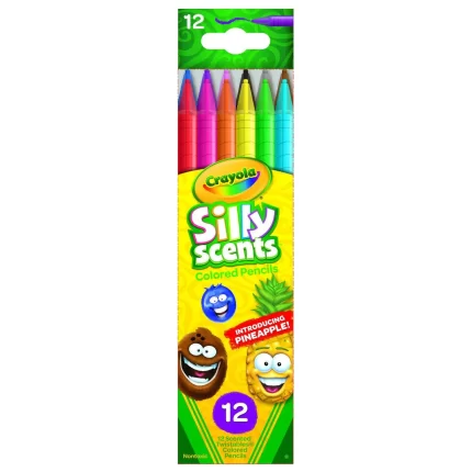 CRAYOLA 12 SILLY SCENTS TWISTABLES COLORED PENCILS