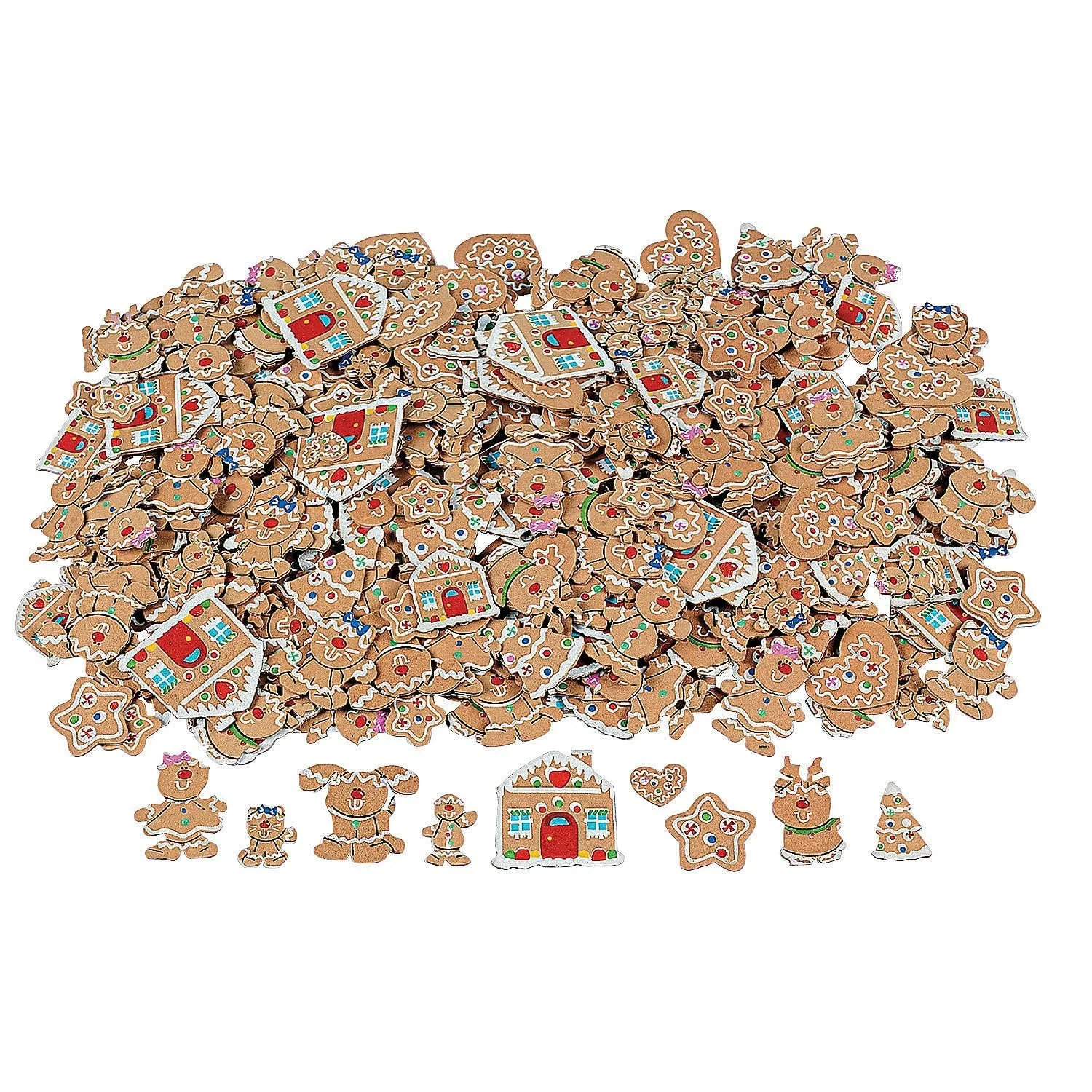 3lFoam-Gingerbread-Christmas-Shapes-Bulk-500-Adhesive-Piece-Set-Winter-DIY-Craft-Supplies-for-Kids