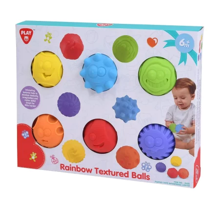 PLAYGO TOYS ENT. LTD.  RAINBOW TEXTURED BALLS