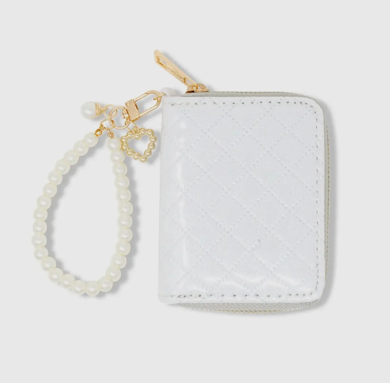 3sWallet-Sparkle-Quilted-White-with-Pearl-Strap