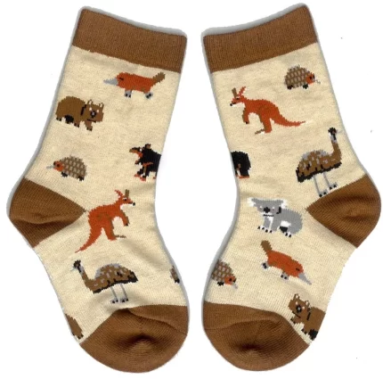 Aussie Animals Kids Socks (kids 2-4 years)