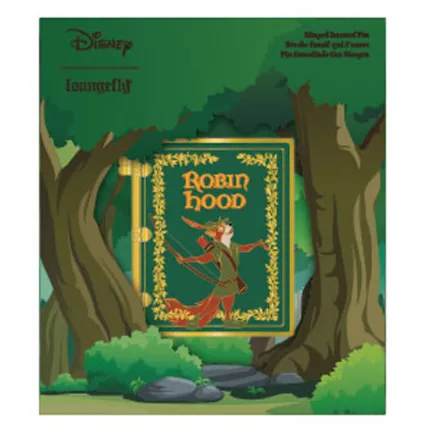 Disney Robin Hood Classic Book 3" Collector Box Pin