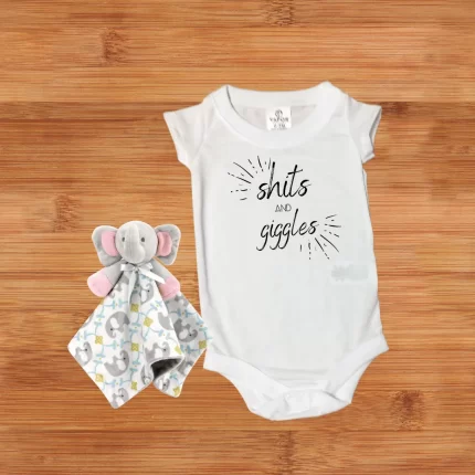 Baby Bodysuit: Shits and Giggles one-piece infant