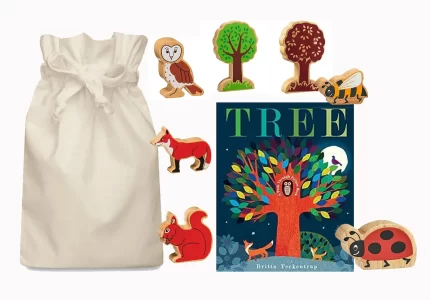 Tree and Woodland Animals Story Sack with Lanka Kade Trees and Animals