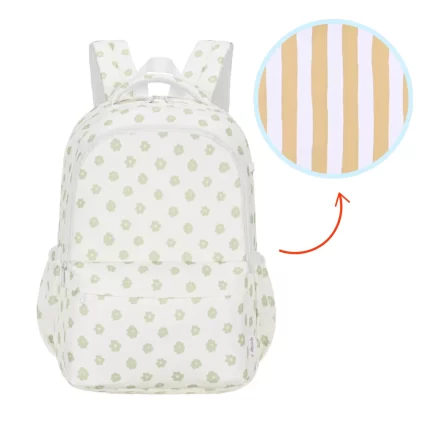 Mustard Stripe - Campus School Backpack Kinnder