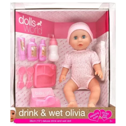 DOLLS WORLD DRINK & WET OLIVIA