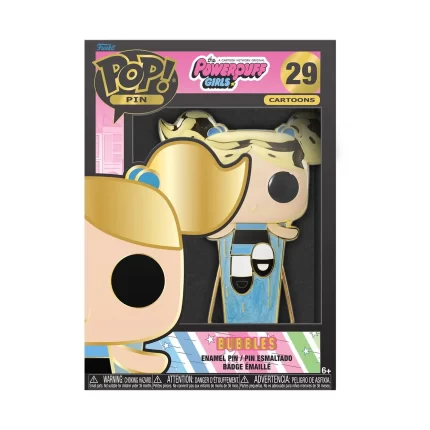 Funko Pop! Pin: Cartoons - Power Puff Girls Bubbles