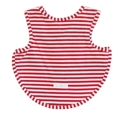 Bib - Arm holes back fastening - Red