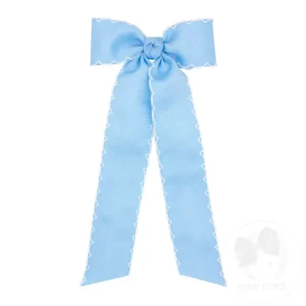 Wee Ones Bows - Bowtie Medium - Moonstitch Millennium Blue