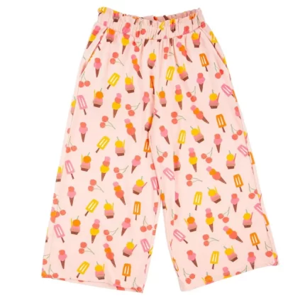 Lucia Wide Leg Pants Star - Ice Cream Shoppe