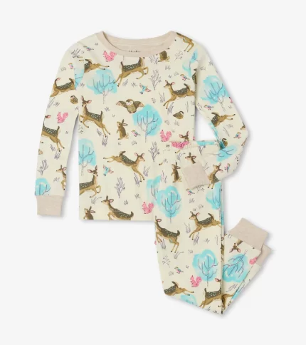 Serene Forest Organic Cotton PJ Set