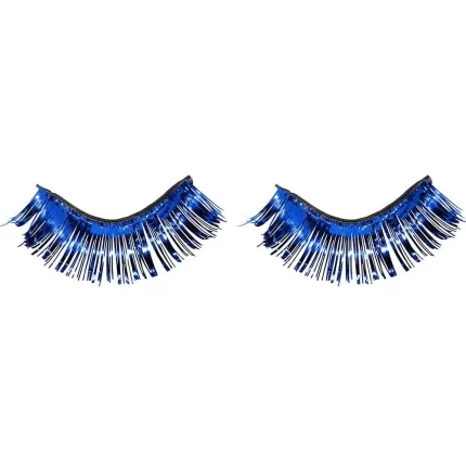 Red Tinsel Eyelashes (1/2" x 1") - Perfect for Parties Costumes & Celebrations