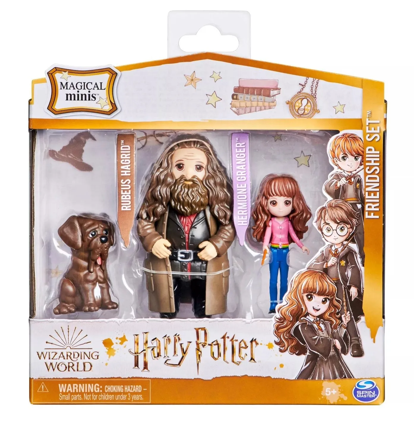 4pHARRY-POTTER-MINIS-F-S-HERMIONE-HAGRID