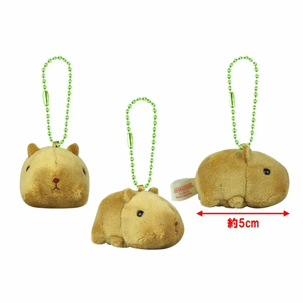 4tAmuse-Puchimaru-Capybara-Mini-Plush-Keychain-Japan-Imports