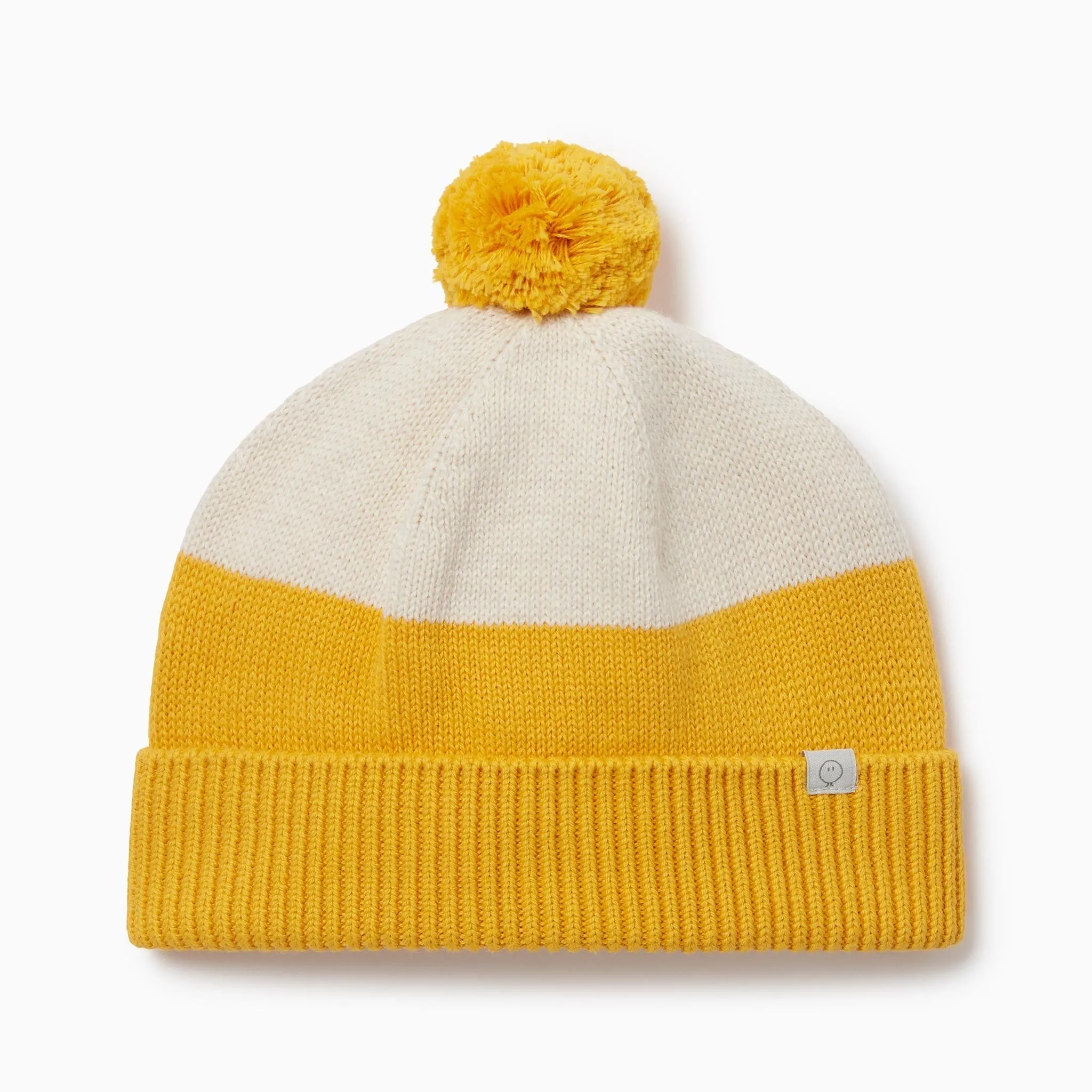 4tKnitted-Colourblock-Beanie-Hat-Oat-Mustard