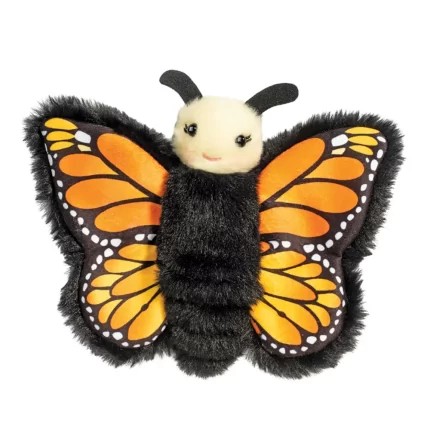 Monarch Mini Butterfly Finger Puppet Plush