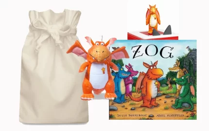 Zog Tonie Bedtime Story Sack with Aurora Soft Toy Dragon