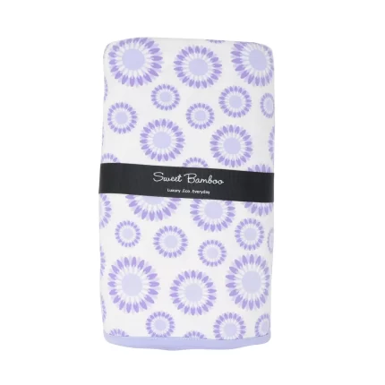 Big Kid Blanket - Sunflower Purple/Gingham Purple