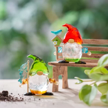 Crystal Expressions Nature Lover Gnome Figurine