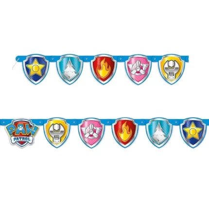 Paw Patrol Large Jointed Banner (1 Pc.) - Colorful Eye-Catching Decoration for Kids Birthday Parties