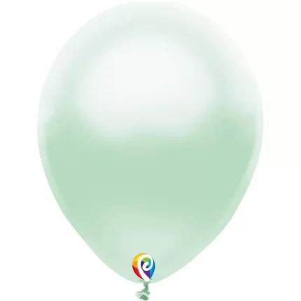 Funsational 12" Pearl Mint Green Latex Party Balloons