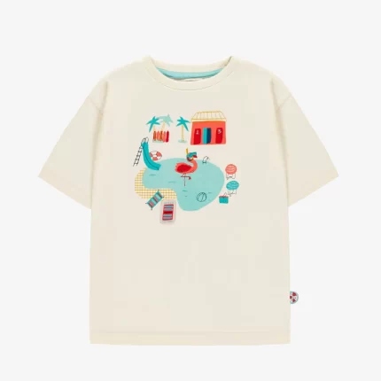 CREAM T-SHIRT WITH ILLUSTRATION CHILD