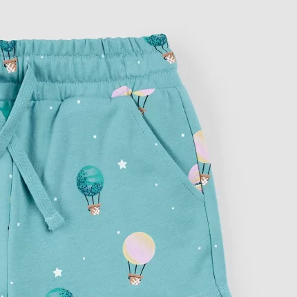 Hot Air Balloon Print on Reef Shorts