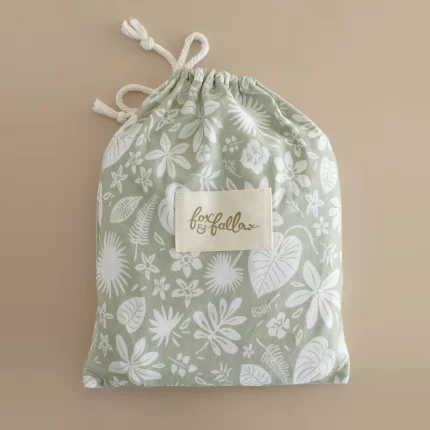 Zanzibar Organic Fitted Bassinet Sheet/Change Pad