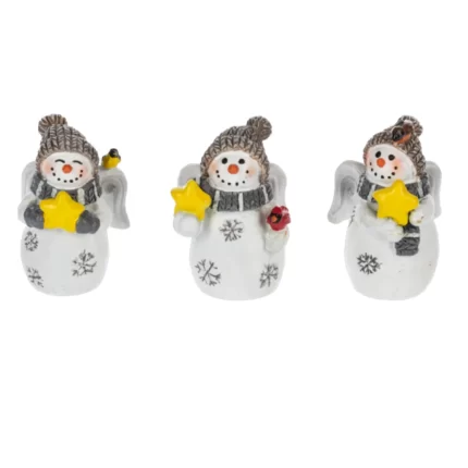 Charms Snowman Angel Glow In the Dark Asstd