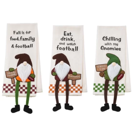 Towels Gnome Football Tea Towel (asstd)