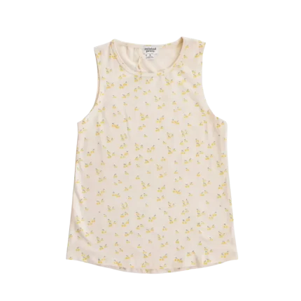 Baby Berry Floral Kids Tank Top