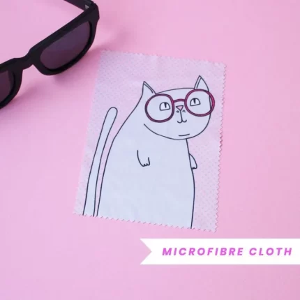 Microfibre Cloth - Kitty Glasses
