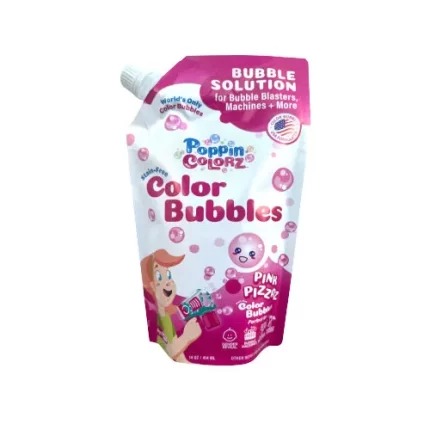 Poppin Colorz Color Bubbles 14oz Refill Pouch - Pink Pizzaz
