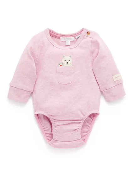 Snow Friends Bodysuit - Dusk Melange