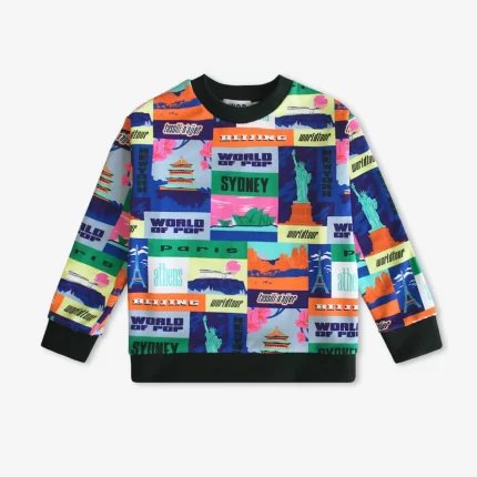 "World Tour" printed sweatshirt