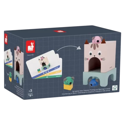 Finding your bearings in space - Cat and mouse