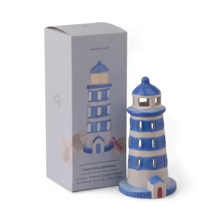 Paddywax: No. 07 - Lighthouse Style Incense & Tea Light Holder