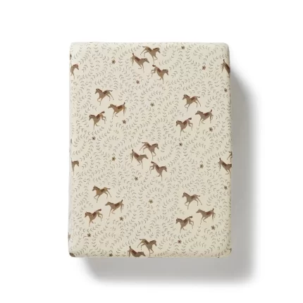 Trixie Horse Organic Cot Sheet