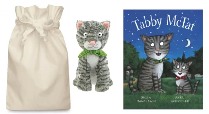 Tabby McTat Story Sack with TabbyMcTat Soft Toy