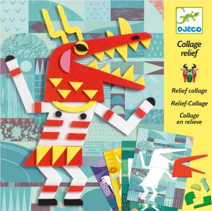 Collage Relief - Monsters Gallery