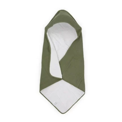 Hooded baby towel - Fern green