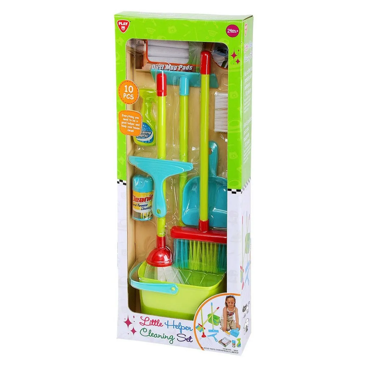6kPLAYGO-TOYS-ENT-LTD-LITTLE-HELPER-CLEANING-SET