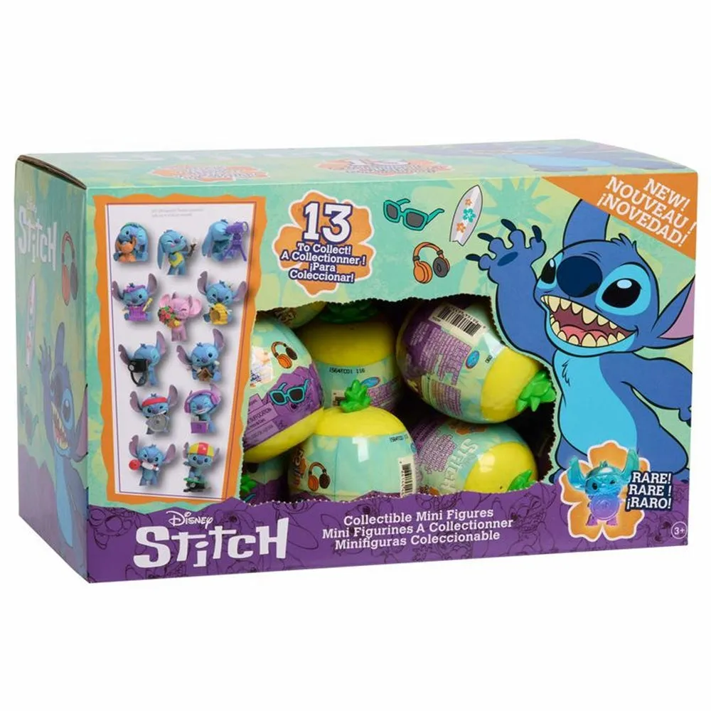 6mDisney-Stitch-Collectible-Mini-2-Inch-Figure-Pineapple-Capsule-Assortment-12pcs-PDQ