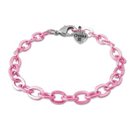 Charm It - Bracelet - Pink Chain