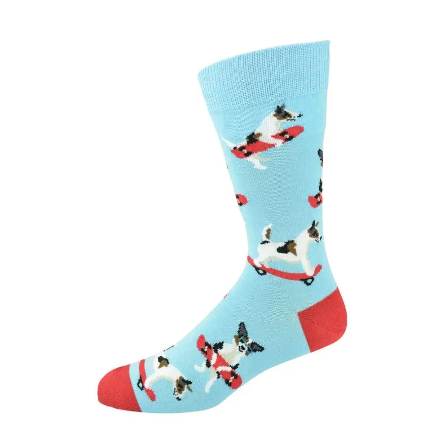 6wBamboozld-Mens-Jack-Russell-Bamboo-Sock