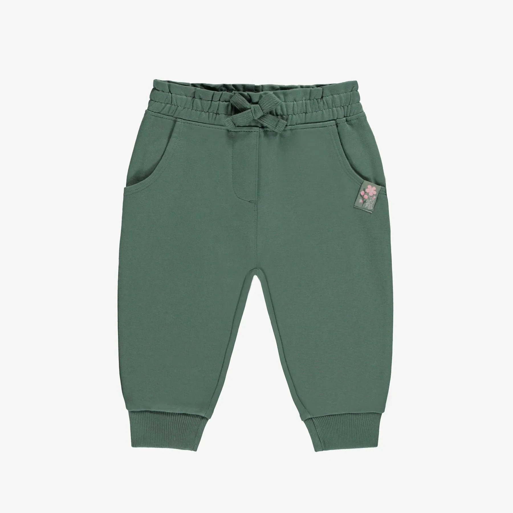 6yGREEN-REGULAR-FIT-PANTS-IN-FRENCH-TERRY-BABY
